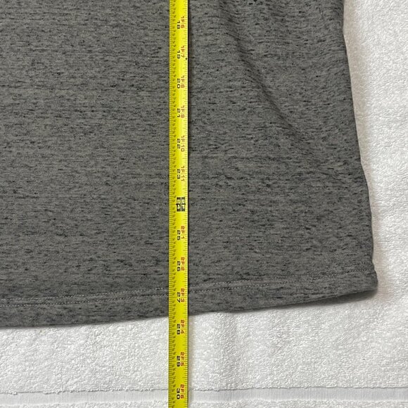 Under Armour Mens Short Sleeve Hoodie Size M Gray & Olive Cotton-Poly Blend - Picture 11 of 12
